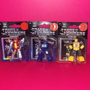 Transformers 2.5" Mini Action Figures Set/3 Hasbro Just Play Cake Topper Toppers